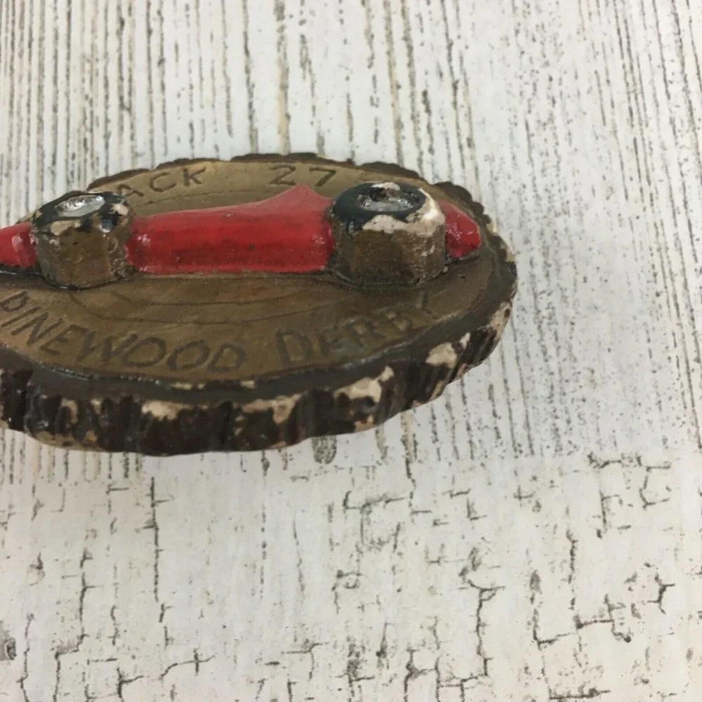 Handmade pinewood derby